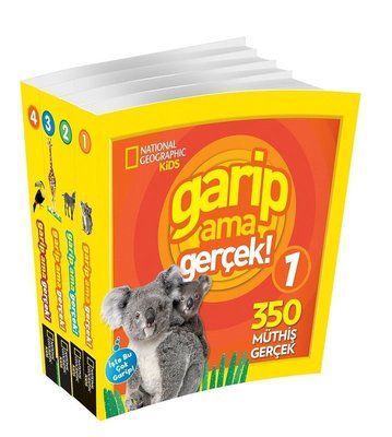 Garip Ama Gerçek  Seti-National Geographic Kids-4 Kitap Takım