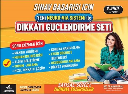 Yeni Neuro-Via Sistemi İle Dikkati Güçlendirme Seti 8.Sınıf 14 Yaş