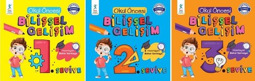 Okul Öncesi Bilişsel Gelişim Seti - 3 Kitap Takım