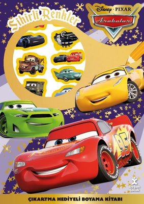 Disney Pixar Arabalar - Sihirli Renkler Çıkartma Hediyeli Boyama Kitabı