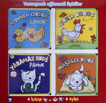 Yumuşacık Eğlenceli Öyküler Seti - 4 Kitap Takım