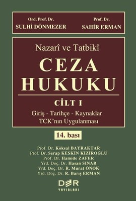 Nazari ve Tatbiki Ceza Hukuku 1