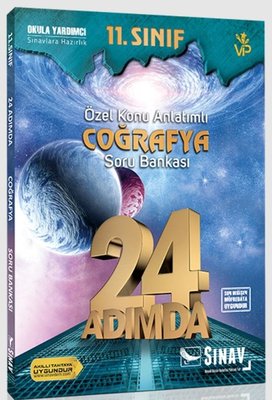 Sınav 11.Sınıf Coğrafya 24 Adımda Özel Konu Anlatımlı Soru Bankası