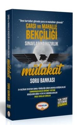 Yediiklim Yayınevi Çarşı Ve Mahalle Bekçiliği Sınavlarına Hazırlık Mülakat Soru Bankası