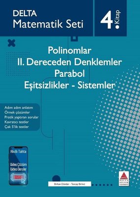 Matematik Seti 4.Kitap - Polinomlar-2. Dereceden Denklemler - Parabol - Eşitsizlikler - Sistemler