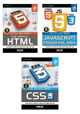 Web Programlama Seti - 3 Kitap Takım