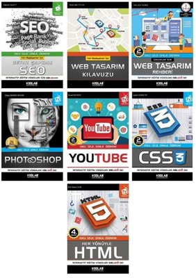 Hızlı ve Kolay Web Tasarım Seti 1 - 7 Kitap Takım