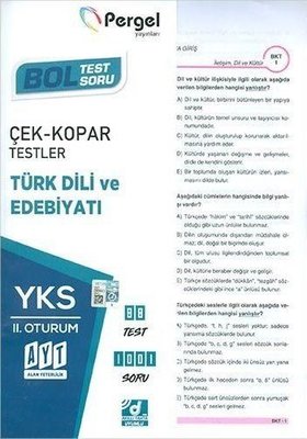 AYT Türk Dili ve Edebiyatı Çek Kopar Testler