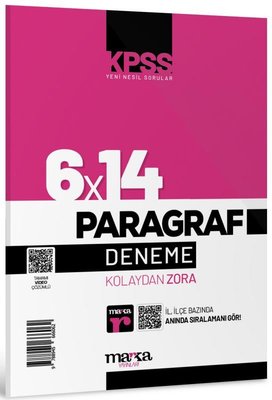 2025 KPSS Yeni Nesil 6x14 Paragraf Tamamı Video Çözümlü Deneme