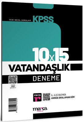 2025 KPSS Vatandaşlık 10x15 Deneme Tamamı Video Çözümlü