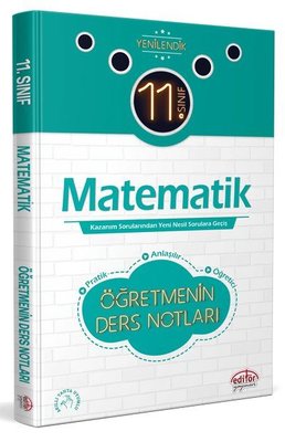 11.Sınıf Matematik Öğretmenin Ders Notları