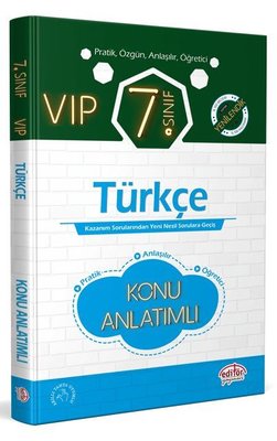7.Sınıf VIP Türkçe Hızlı Konu Anlatımlı