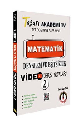 TYT DGS KPSS ALES MSÜ Matematik Denklem Eşitsizlik Video Ders Notları