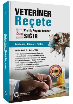 Veteriner Reçete Yeni Pratik Reçete Rehberi Sığır Kapsamlı Güncel Pratik