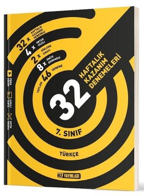 7. Sınıf Türkçe 32 Haftalık Kazanım Denemeleri