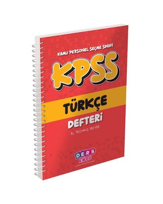 4031 KPSS Türkçe Defteri DK