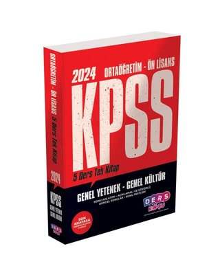 4017 GYGK Ortaöğretim-Önlisans 5 Ders Tek Kitap konu DK