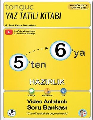 5'ten 6'ya Hazırlık Kitabı