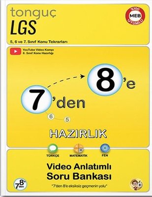 7'den 8'e Hazırlık Kitabı