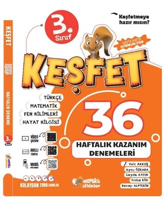 3. Sınıf 36 Haftalık Kazanım Denemeleri