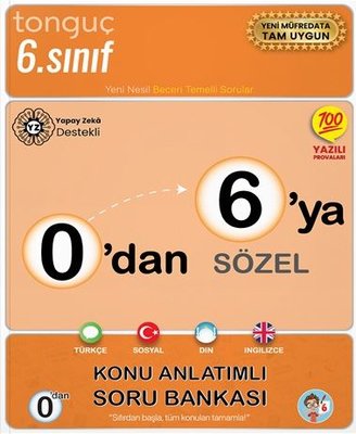 0'dan 6'ya Sözel Konu Anlatımlı Soru Bankası