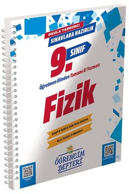 9. Sınıf Fizik Öğrencim Defteri