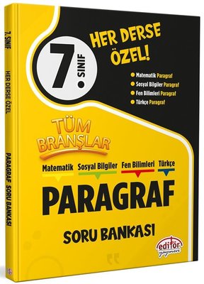 7. Sınıf Tüm Branşlar Paragraf Soru Bankası