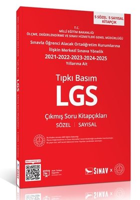 8.Sınıf LGS Tıpkı Basım Son 5 Yıl Çıkmış Soru Kitapçıkları