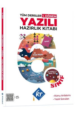6. Sınıf Tüm Dersler 1. Dönem Yazılı Hazırlık Kitabı