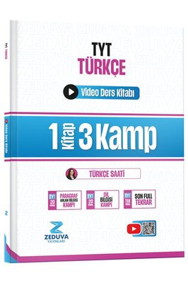 Türkçe Saati TYT Türkçe 1 Kitap 3 Kamp Video Ders Kitabı