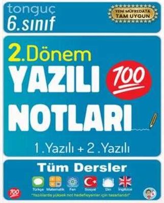 6. Sınıf Yazılı Notları 2 .Dönem 1 ve 2. Yazılı