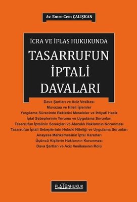 İcra ve İflas Hukukunda Tasarrufun İptali Davaları