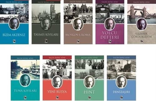 Falih Rıfkı Atay Gezi Yazıları Seti - 9 Kitap Takım