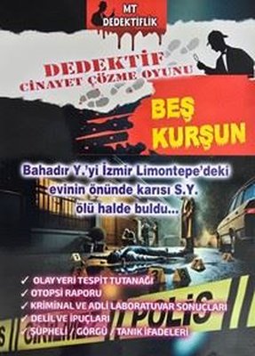 Beş Kurşun - Dedektif Cinayet Çözme Oyunu