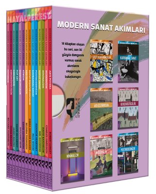Modern Sanat Akımları Seti - 14 Kitap Takım - Kutulu