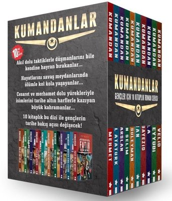 Kumandanlar Seti - Kutulu - 10 Kitap Takım